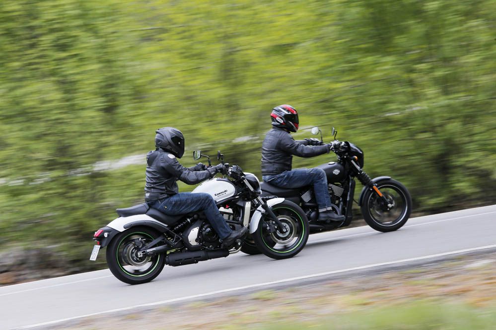 Comparativa Custom: Harley Davidson Street 750-Kawasaki Vulcan S
