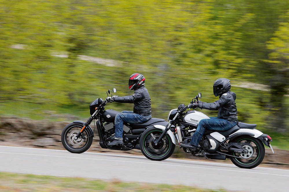 Comparativa Custom: Harley Davidson Street 750-Kawasaki Vulcan S