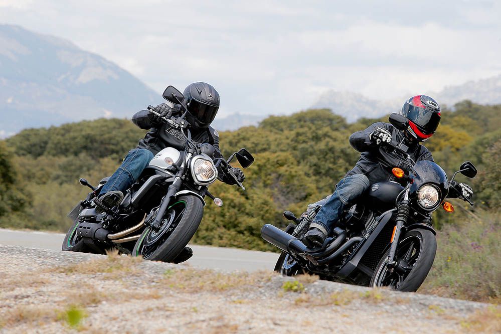 Comparativa Custom: Harley Davidson Street 750-Kawasaki Vulcan S