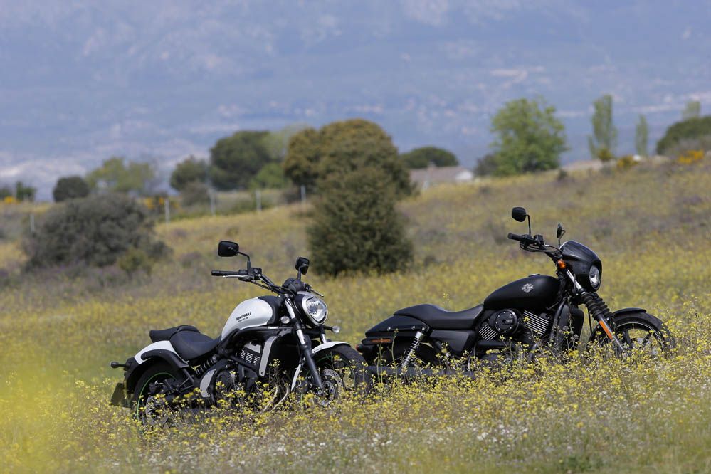 Comparativa Custom: Harley Davidson Street 750-Kawasaki Vulcan S