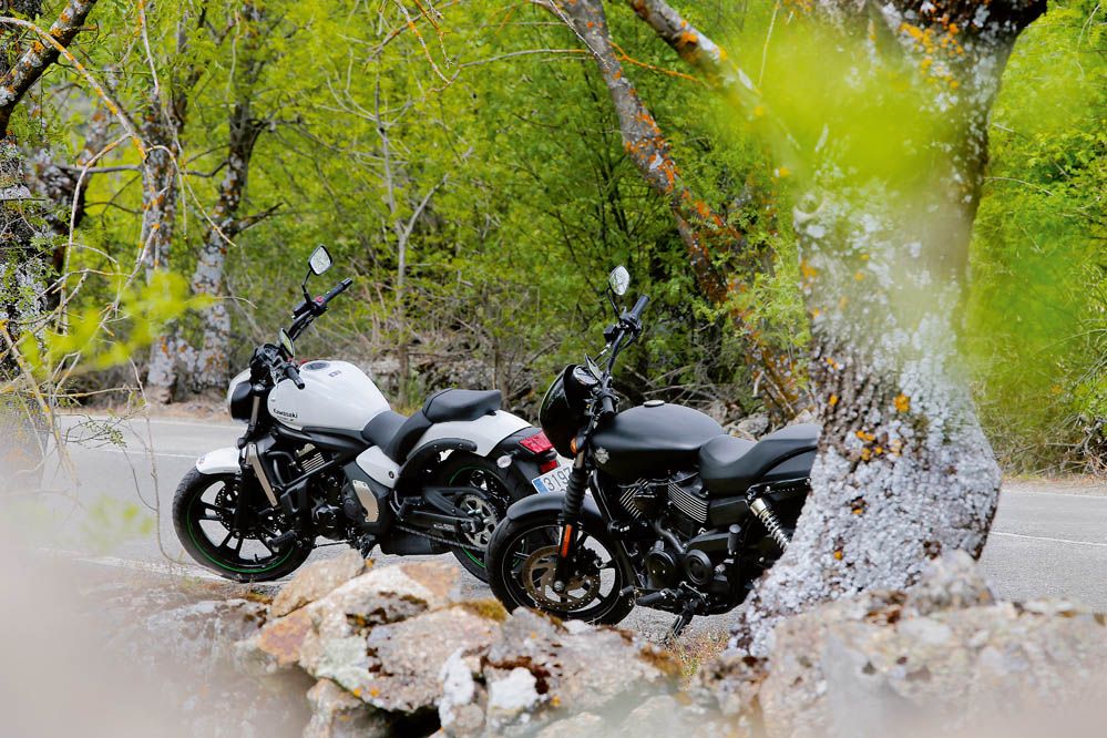 Comparativa Custom: Harley Davidson Street 750-Kawasaki Vulcan S