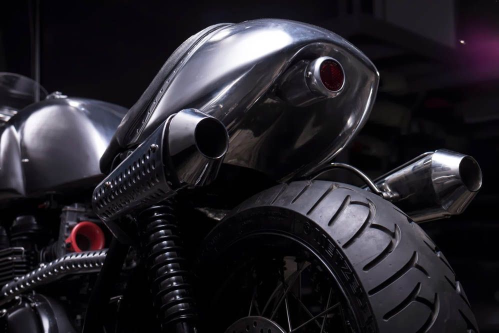 Preparaciones sobre la Triumph Thruxton