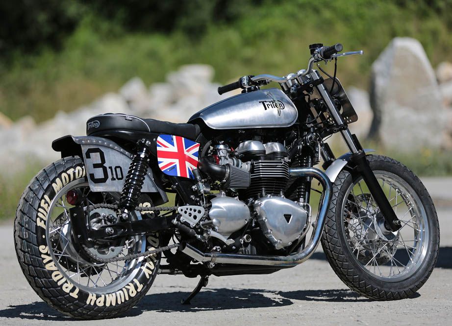 Preparaciones sobre la Triumph Thruxton