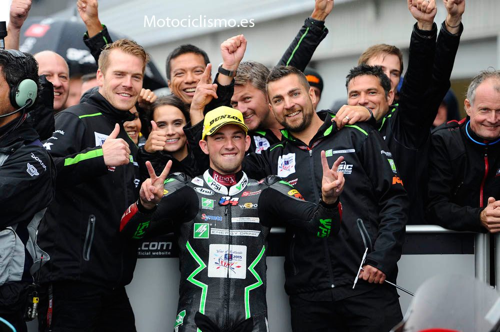 La carrera de Moto3 en Silverstone en imágenes