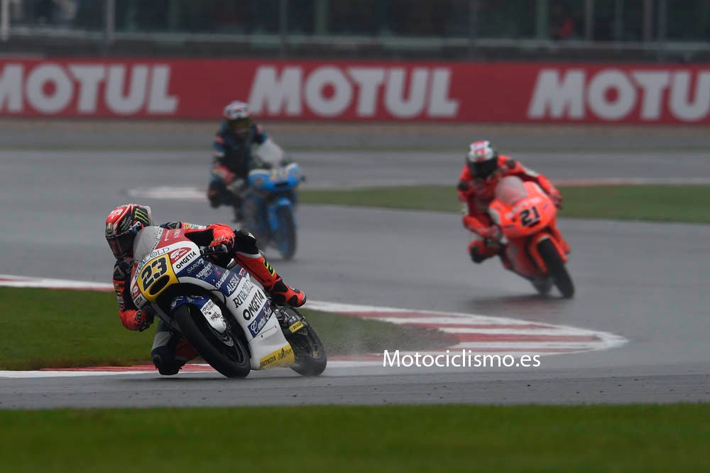La carrera de Moto3 en Silverstone en imágenes