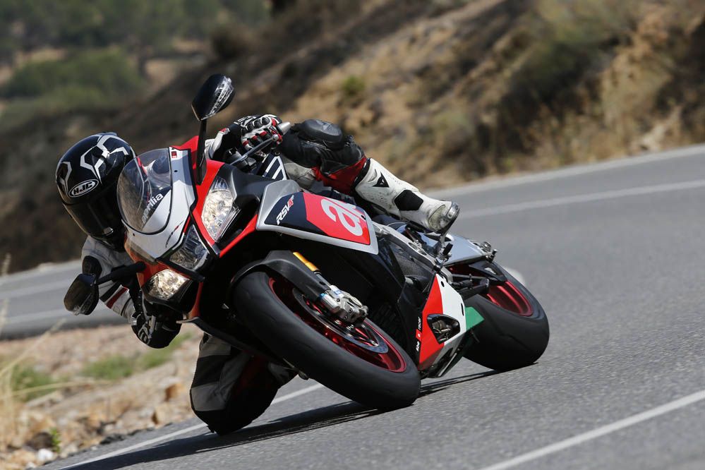 Prueba de la Aprilia RSV4 RF. Galería