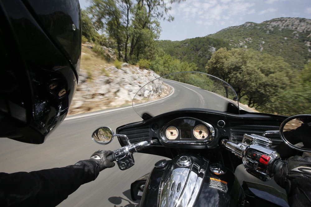 Prueba de la Indian Roadmaster. Galería