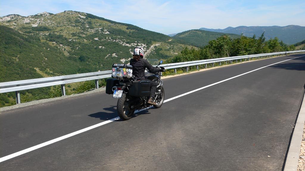 Este de Europa en moto