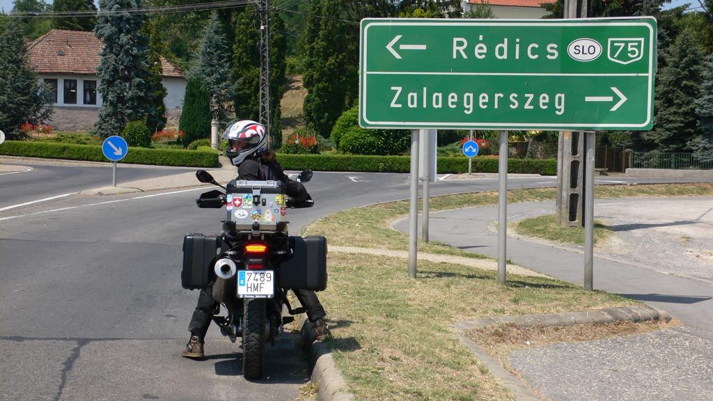 Este de Europa en moto