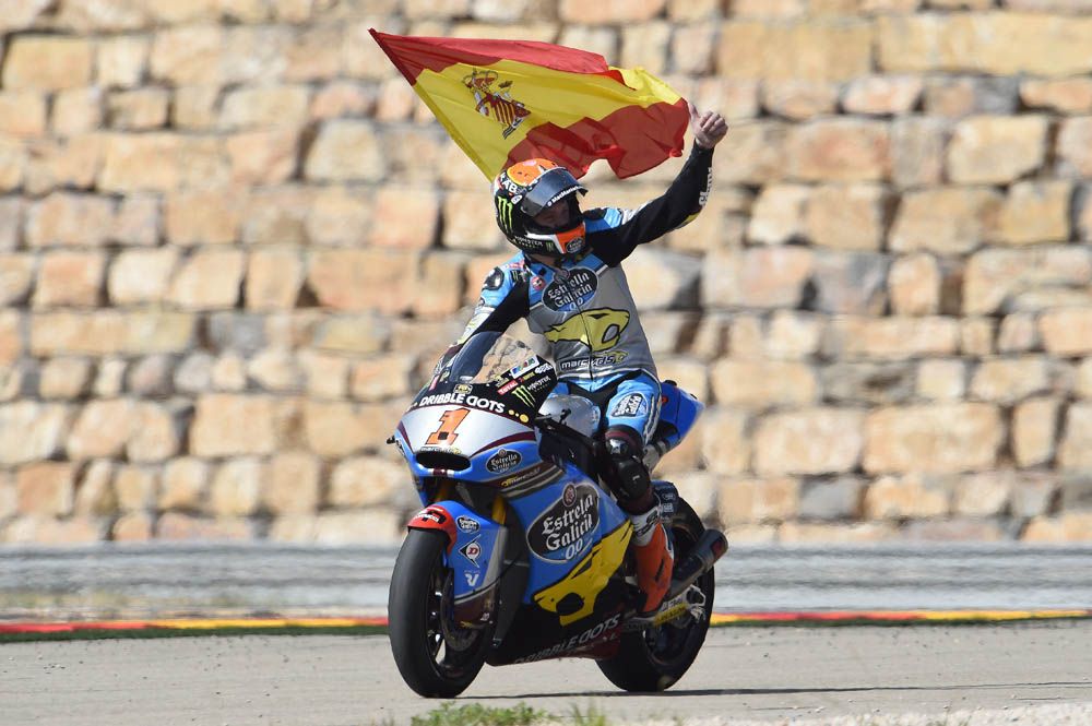 La carrera de Moto2 en el GP de Aragón