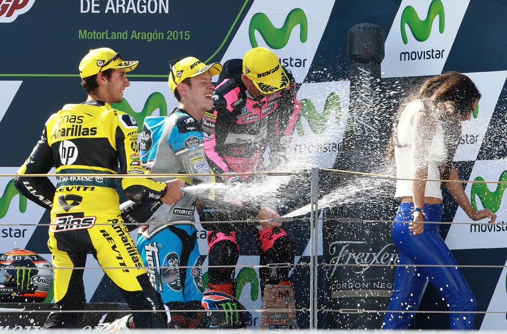 La carrera de Moto2 en el GP de Aragón