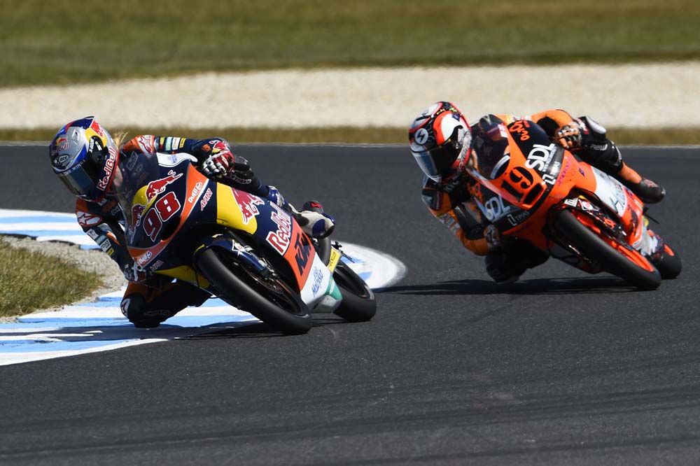 Las imágenes de la carrera de Moto3 en Phillip Island