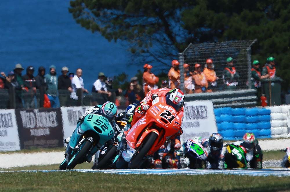 Las imágenes de la carrera de Moto3 en Phillip Island