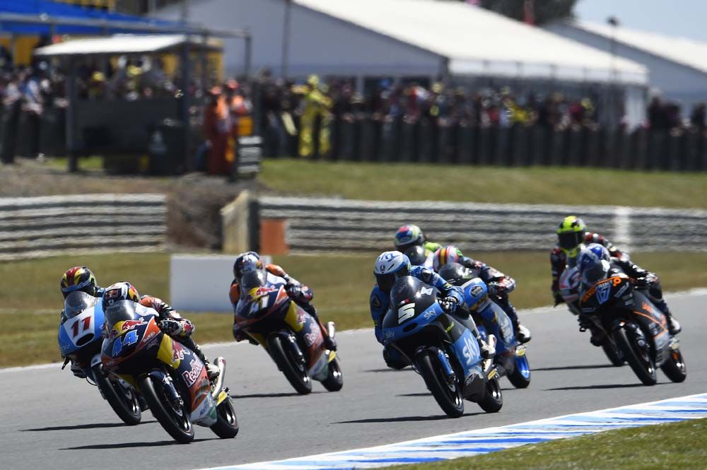 Las imágenes de la carrera de Moto3 en Phillip Island