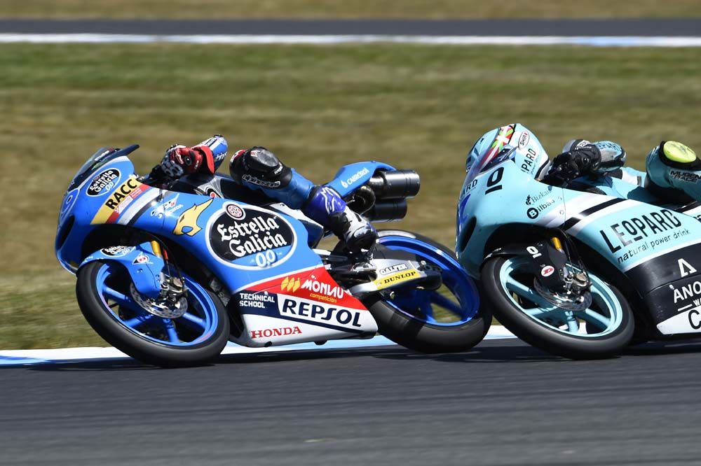 Las imágenes de la carrera de Moto3 en Phillip Island