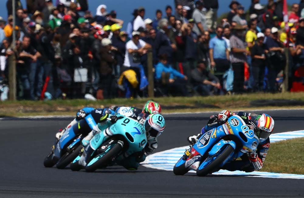 Las imágenes de la carrera de Moto3 en Phillip Island
