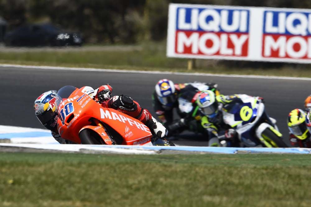 Las imágenes de la carrera de Moto3 en Phillip Island