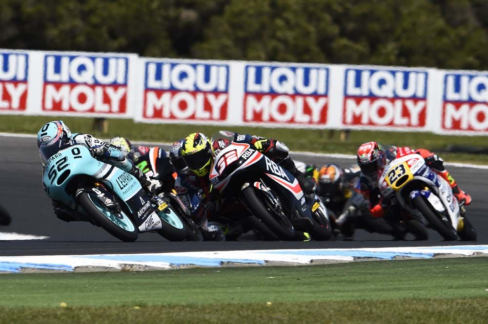 Las imágenes de la carrera de Moto3 en Phillip Island