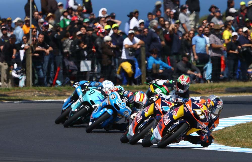 Las imágenes de la carrera de Moto3 en Phillip Island