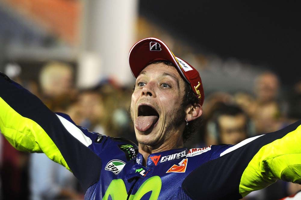 Las celebraciones más locas de Valentino Rossi