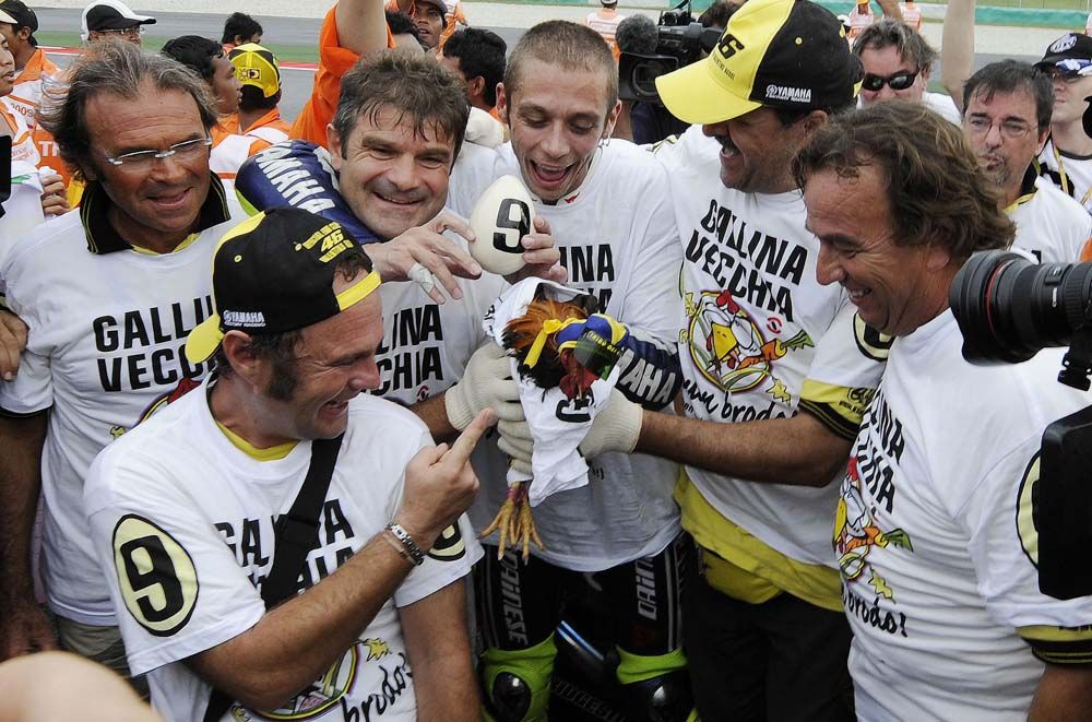 Las celebraciones más locas de Valentino Rossi