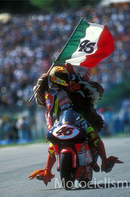 Las celebraciones más locas de Valentino Rossi