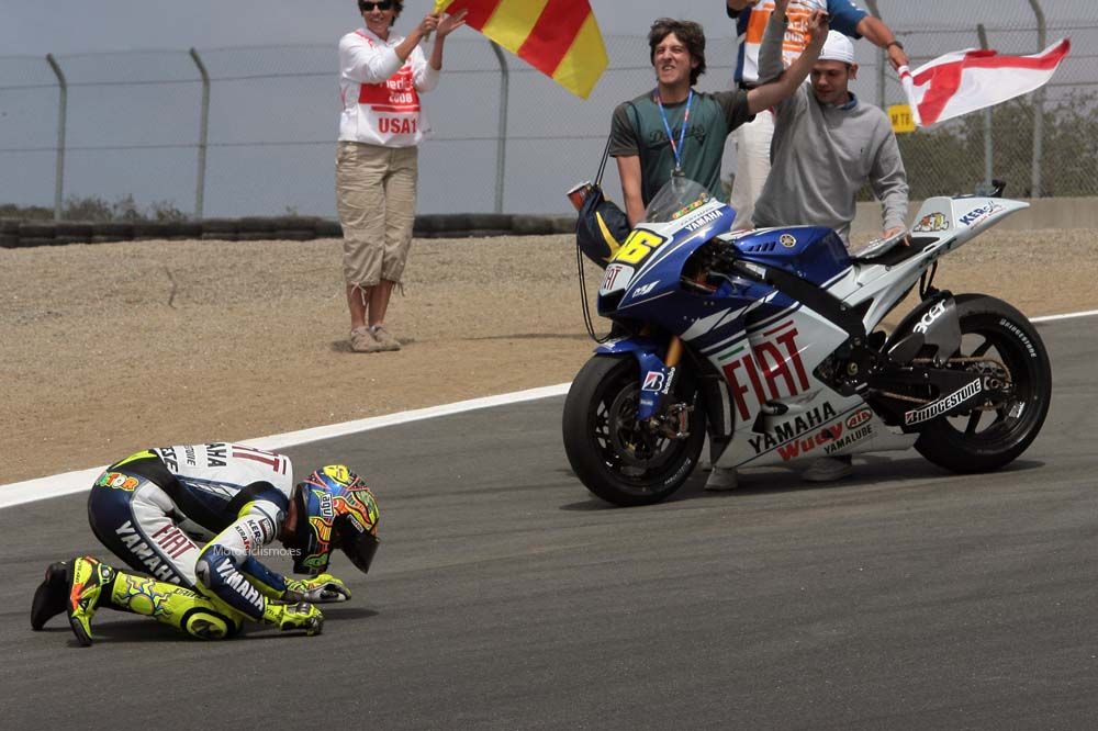 Las celebraciones más locas de Valentino Rossi