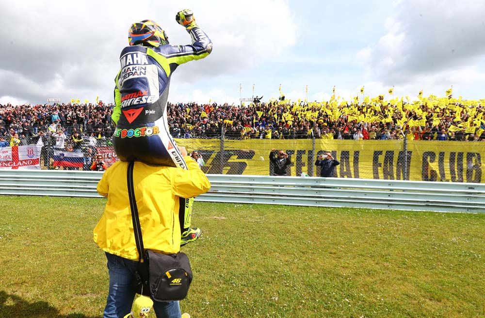 Las celebraciones más locas de Valentino Rossi