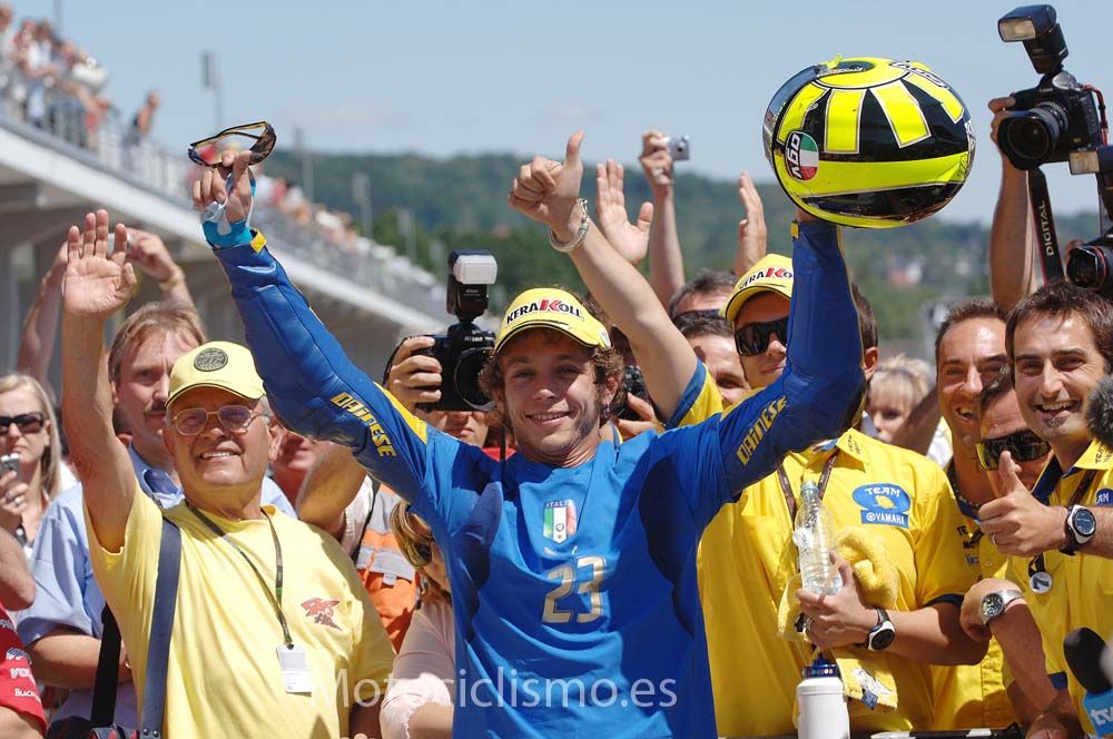 Las celebraciones más locas de Valentino Rossi