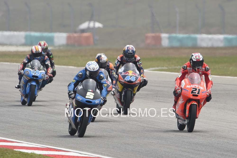 Las mejores imágenes de la carrera de Moto3 en Sepang