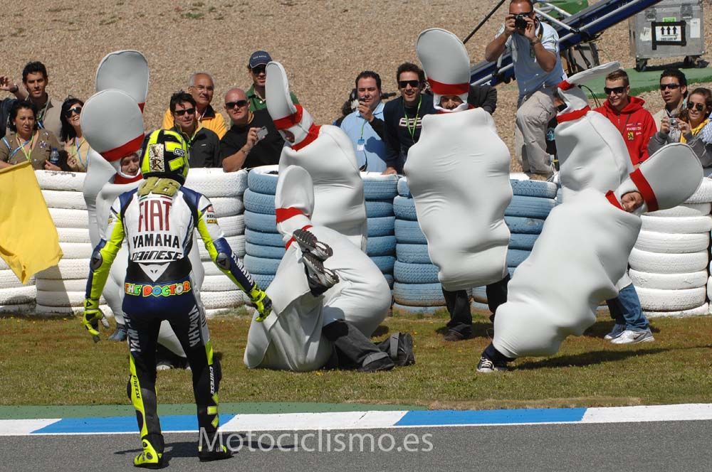Las celebraciones más locas de Valentino Rossi