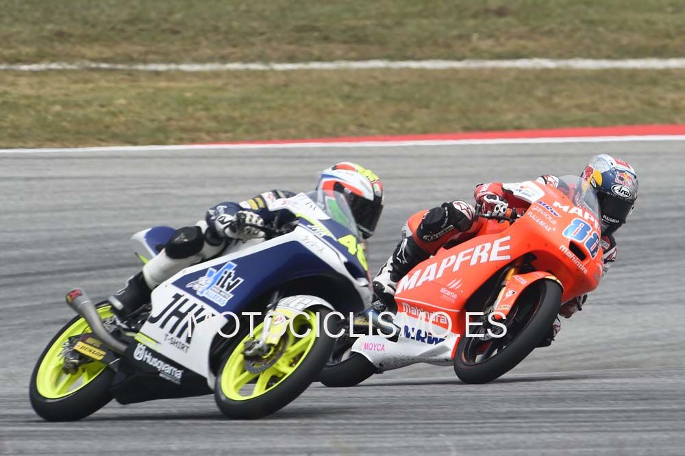 Las mejores imágenes de la carrera de Moto3 en Sepang