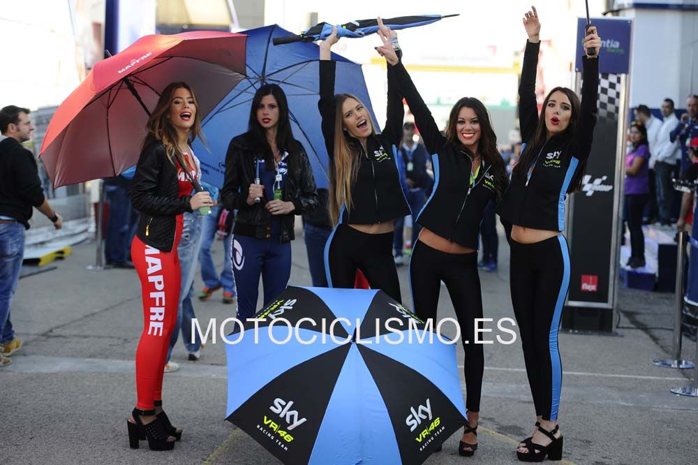 Las chicas del paddock de Valencia
