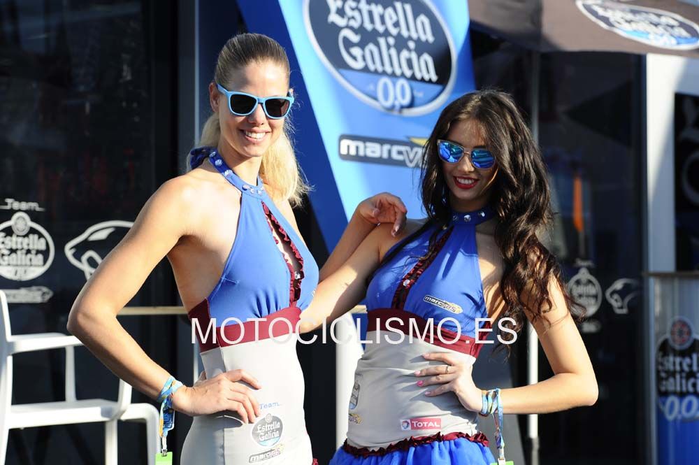 Las chicas del paddock de Valencia
