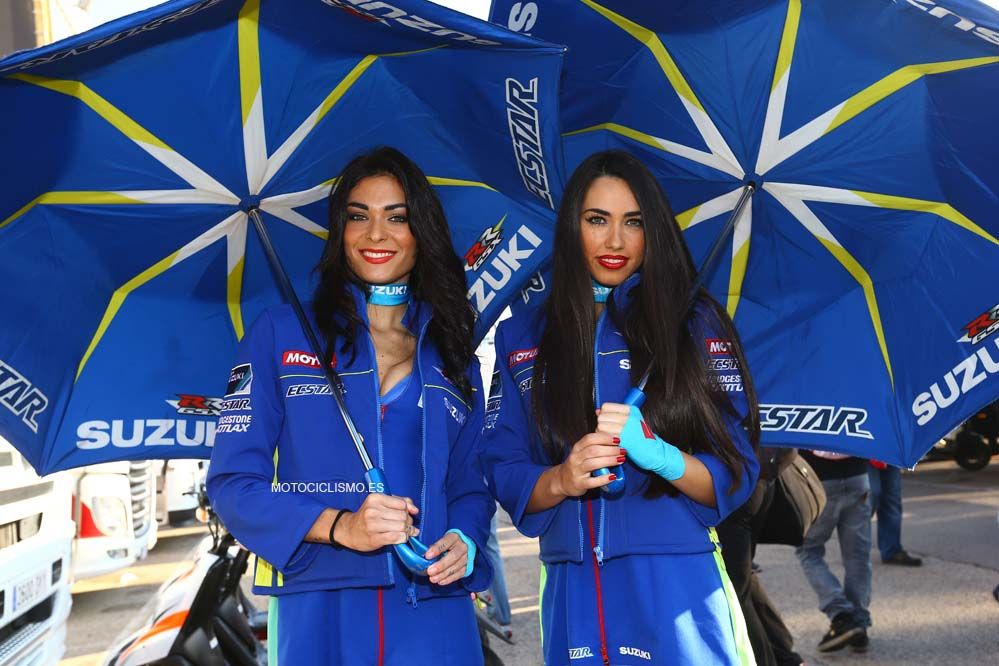 Las chicas del paddock de Valencia