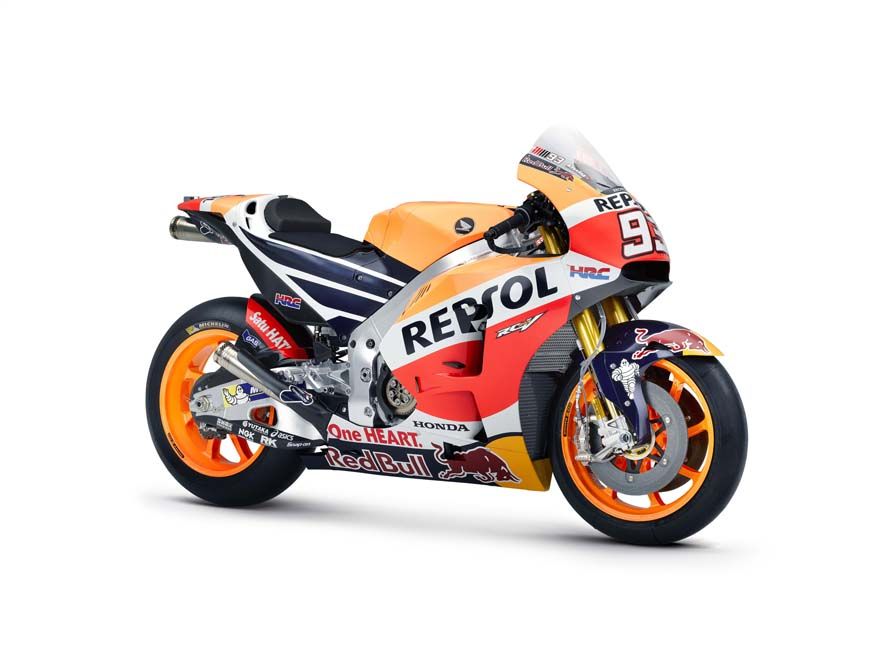 La Honda RC213V 2016 de Dani Pedrosa y Marc Márquez