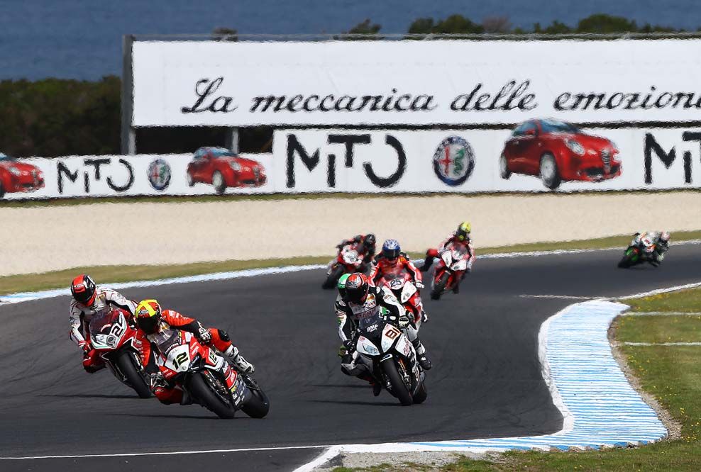 Primera prueba del Mundial de SBK en fotos