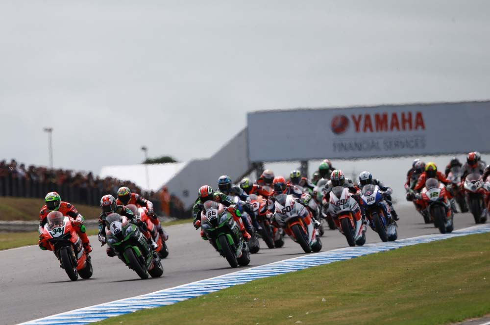 Primera prueba del Mundial de SBK en fotos
