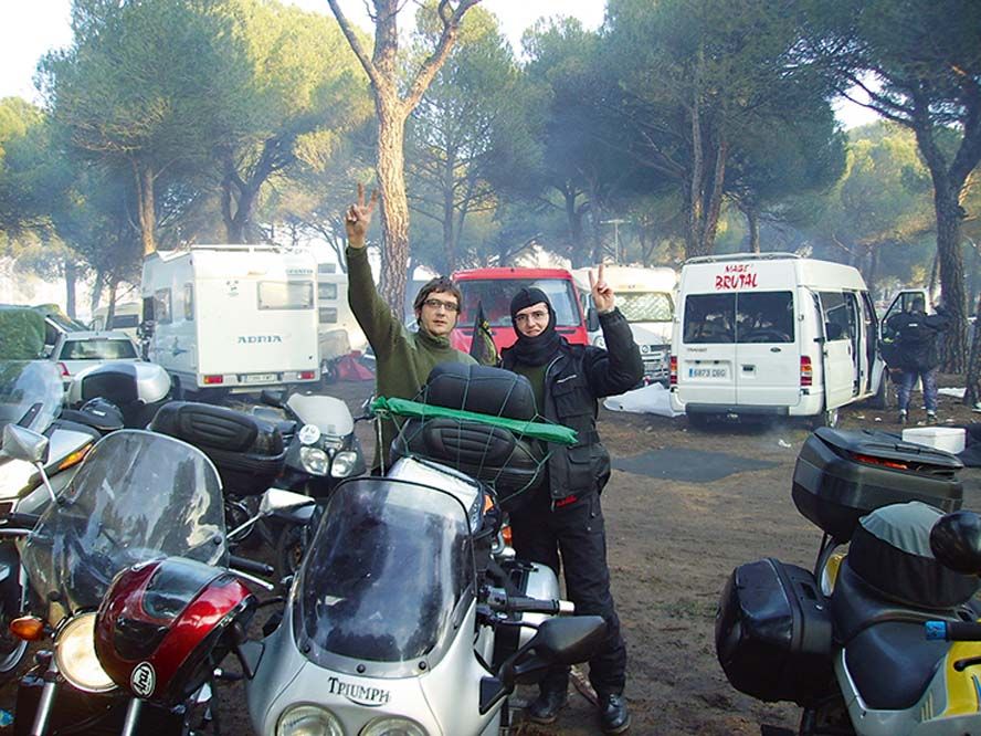 100.000 km con la Triumph Sprint 900