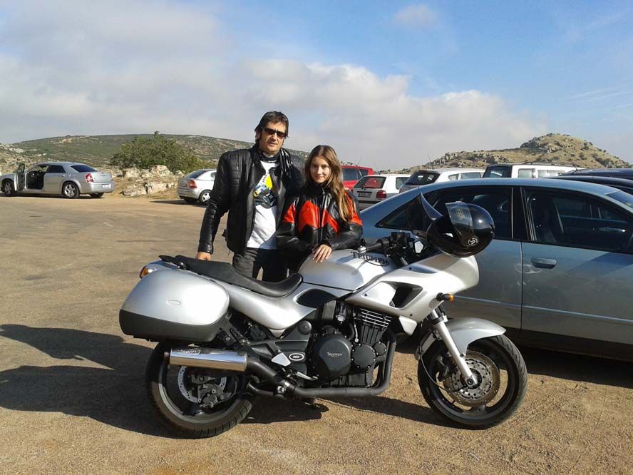 100.000 km con la Triumph Sprint 900