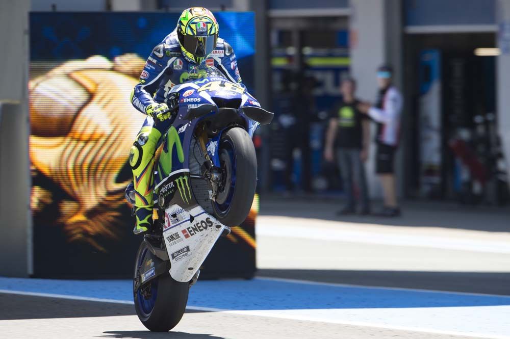 La victoria de Valentino Rossi en Jerez, en imágenes
