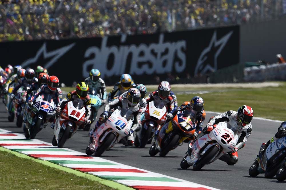 La carrera de Moto3 en Mugello, en imágenes