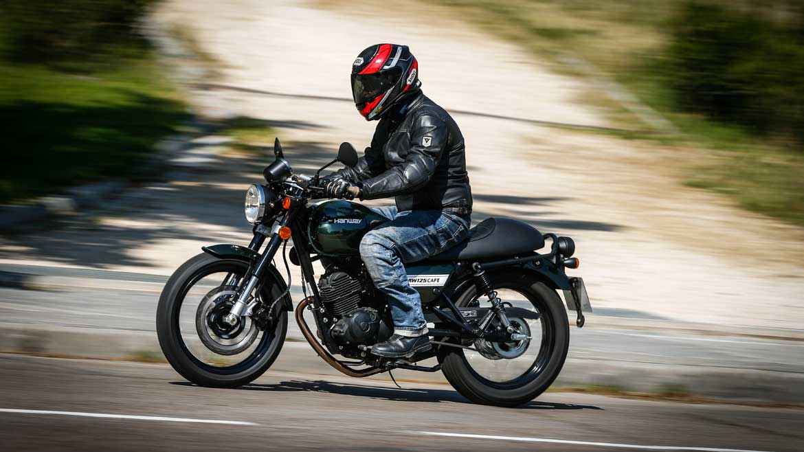 Hanway Raw 125 Café Racer, fotos de la prueba