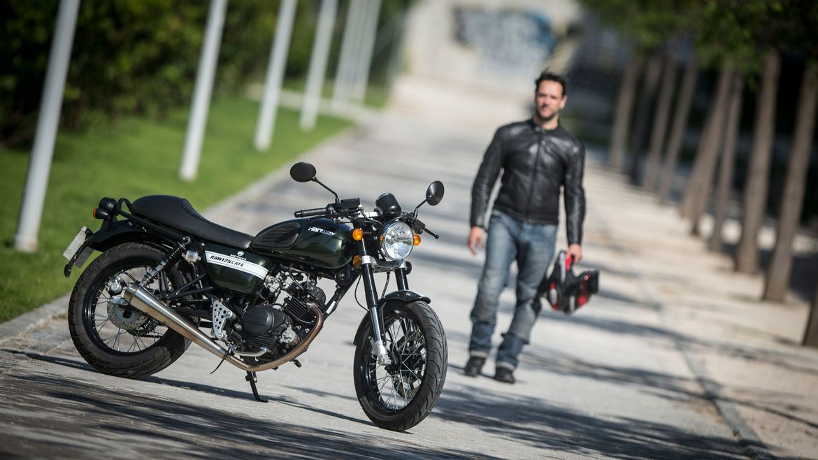 Hanway Raw 125 Café Racer, fotos de la prueba