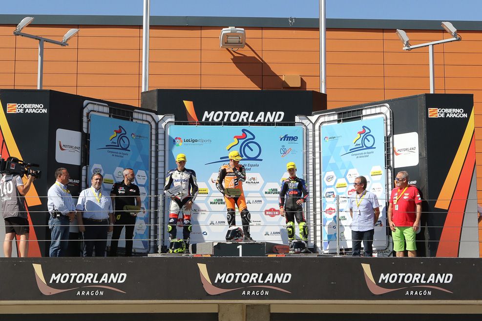 Augusto Fernández, campeón de España de SuperStock600