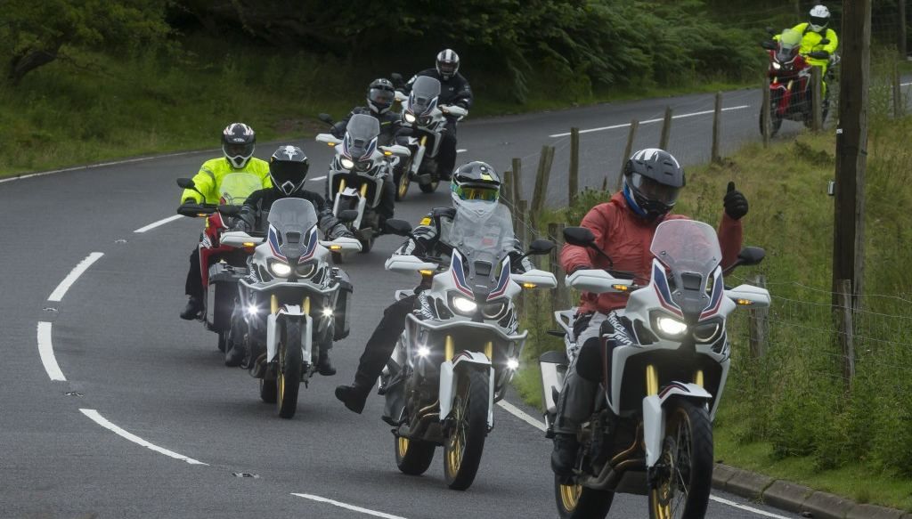 Aventura Honda Africa Twin en Gales