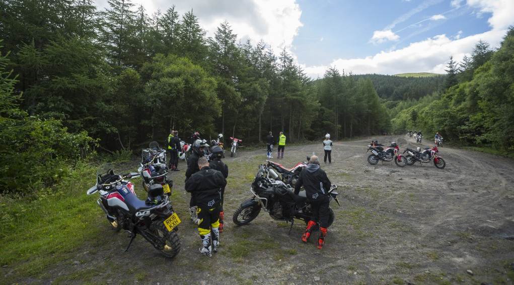 Aventura Honda Africa Twin en Gales