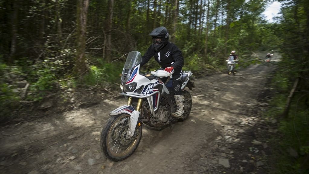 Aventura Honda Africa Twin en Gales