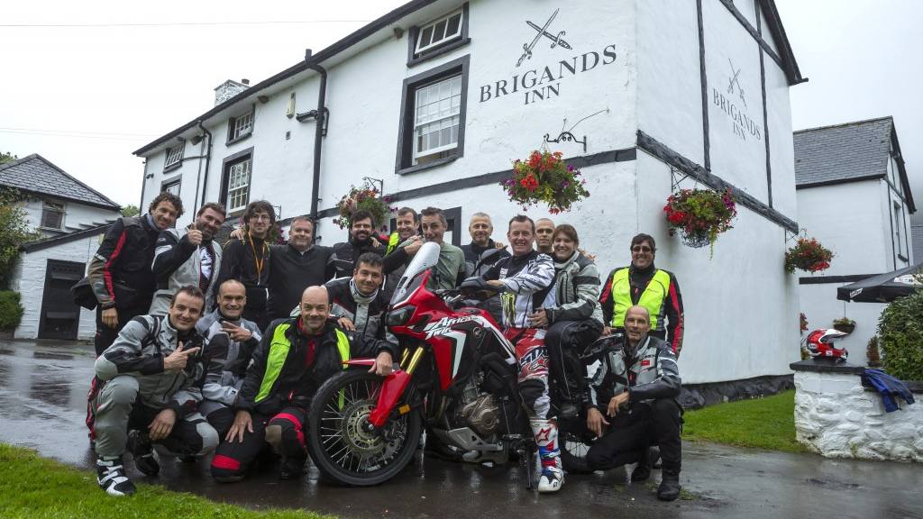 Aventura Honda Africa Twin en Gales