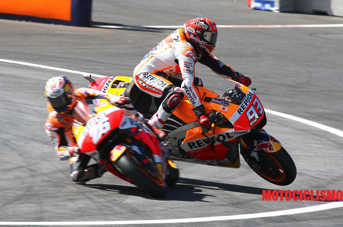 Secuencia de la caída de Marc Márquez